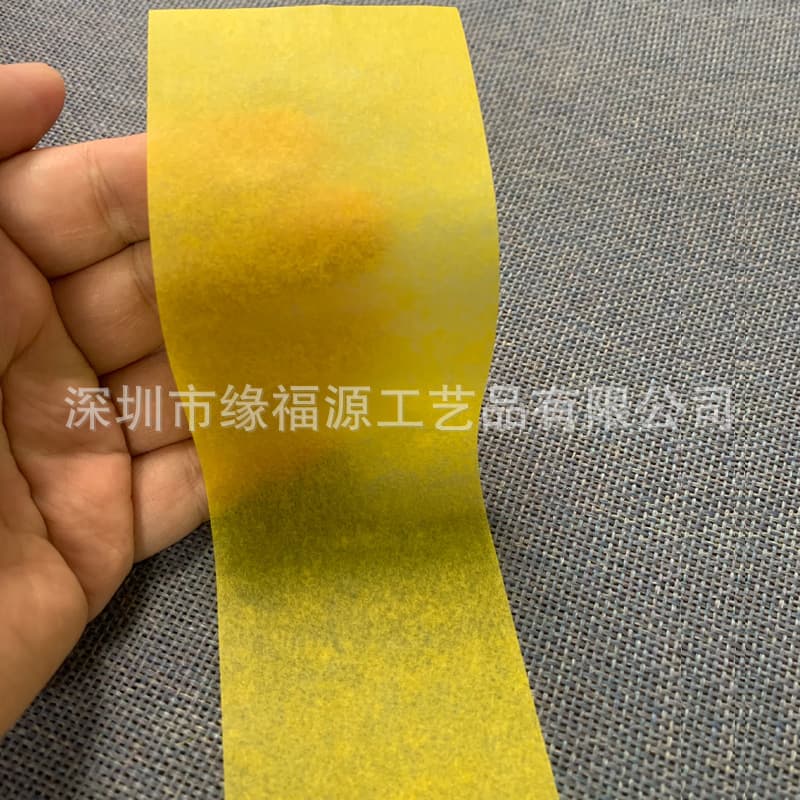Thin bamboo pulp paper and wood pulp paper, 100 sheets.