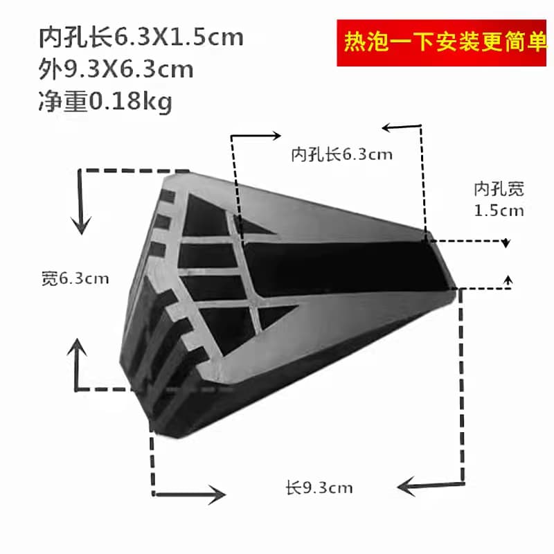 Wholesale Telescopic Ladder Round Foot Covers Multi-functional Folding Ladder Fan-shaped Feet Anti-slip Pads EN131 Ladder Universal
