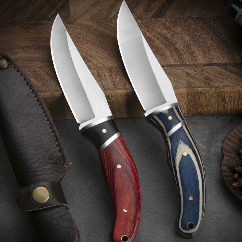 Wholesale Outdoor Knife BBQ Special Mongolian Knife Sharp Hand-Held Meat Portable Small Knife Home Use Fruit Knife