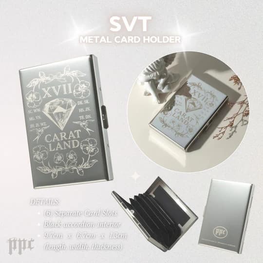 Cross-border SVT Metal Cardholder Metal Cardholder Wallet Wallet Business Card Holder