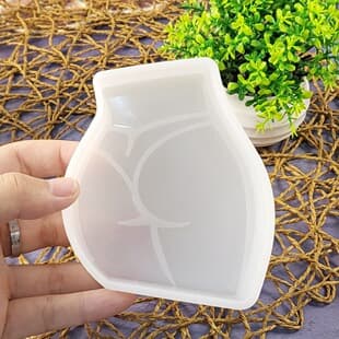 Z0141 Butt Aroma Crystal Resin Silicone Mold DIY Decorative Silicone Mold