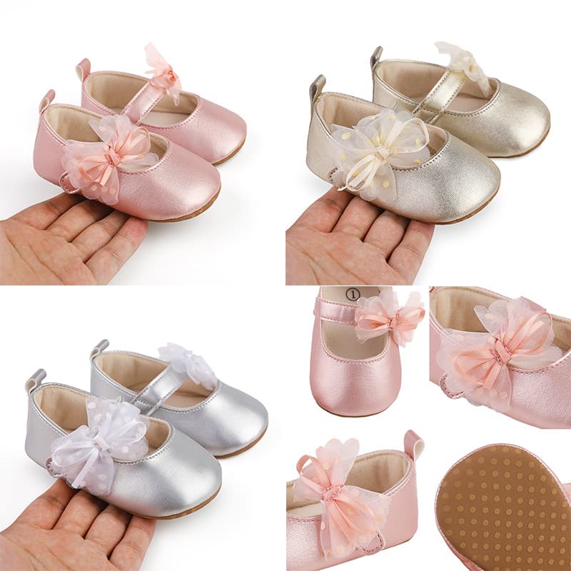 0-1 Year Spring Autumn Butterfly Flower Princess Shoes Baby Walking Shoes Infant Shoes Drop Shipping
