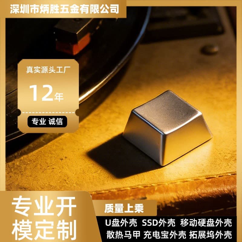 Factory Hot Selling Metal Keycaps Blank R4 Silver Custom Keycaps for Laptop Mechanical Keyboard Keys