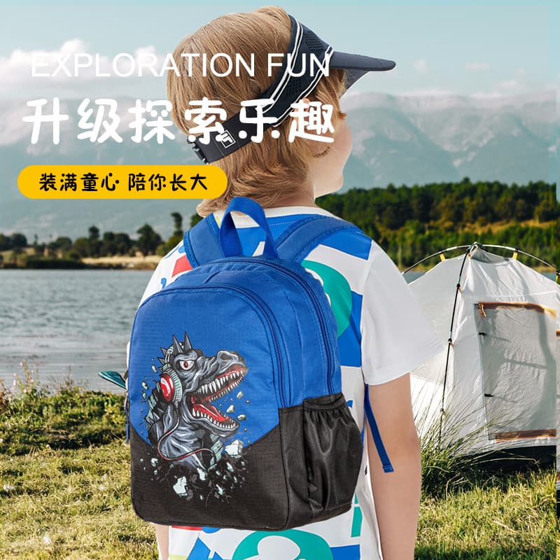2026 New Cartoon Kids Backpack Lightweight Waterproof Kindergarten Shoulder Bag Boys Outdoor Travel Small Schoolbag