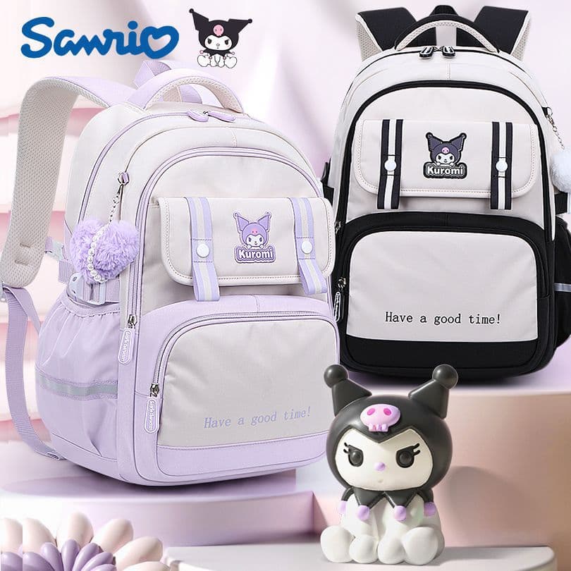 Sanrio Large Capacity Lightweight School Bag for Elementary School Girls Grade One to Six Cute Cartoon Design Breathable Waterproof