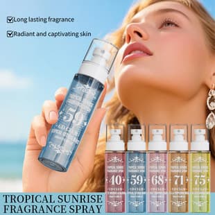 Cross-Border Hot Tropical Dawn Series Fragrance Mist Long-Lasting Digital Perfume Spray