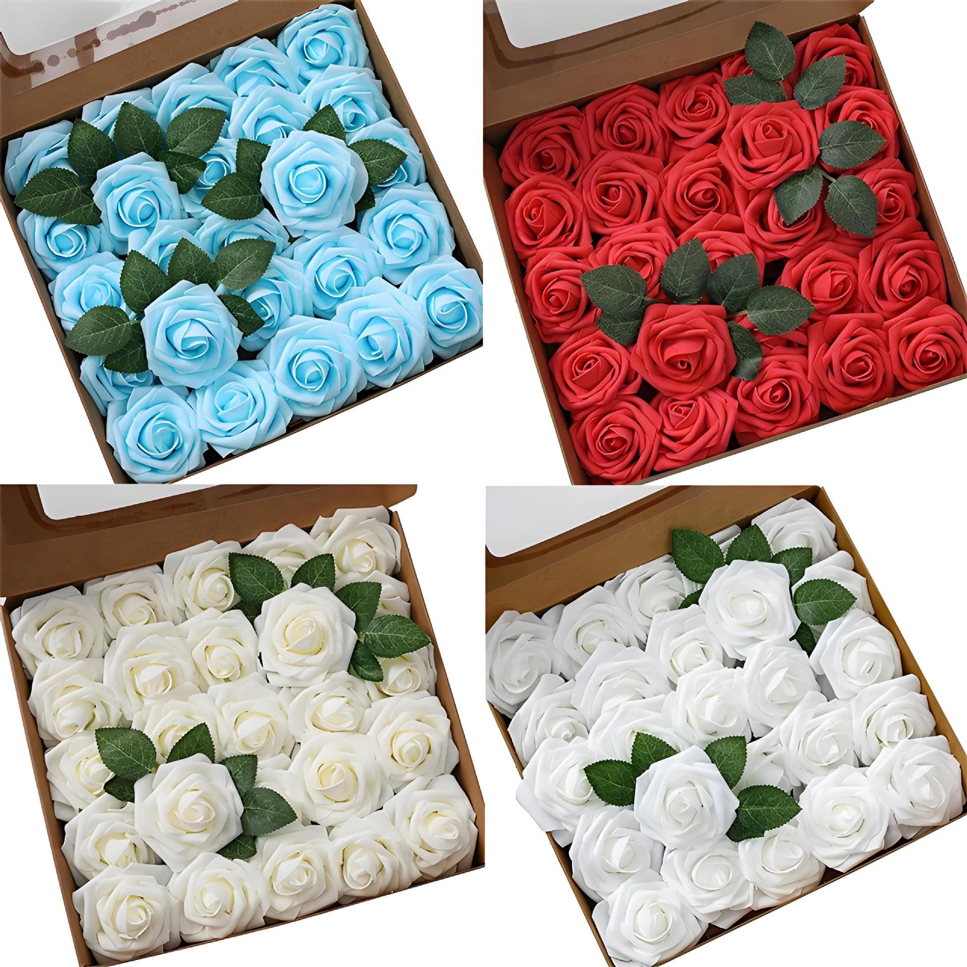 Wholesale European Style 8cm Artificial Foam Rose Fake Flower Wedding Home Decoration PE Artificial Flower Foam Rose