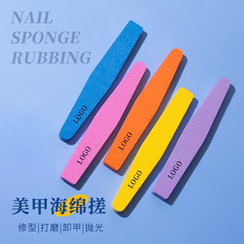 Sponge Polishing File Nail File Buffer Nail Shaper Coarse and Fine Double-Sided Nail File