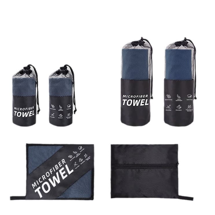 Portable Quick-Dry Swimming Towel for Outdoor Sports, Absorbent Double-Sided Fleece Sports Towel, Microfiber Yoga & Fitness Towel