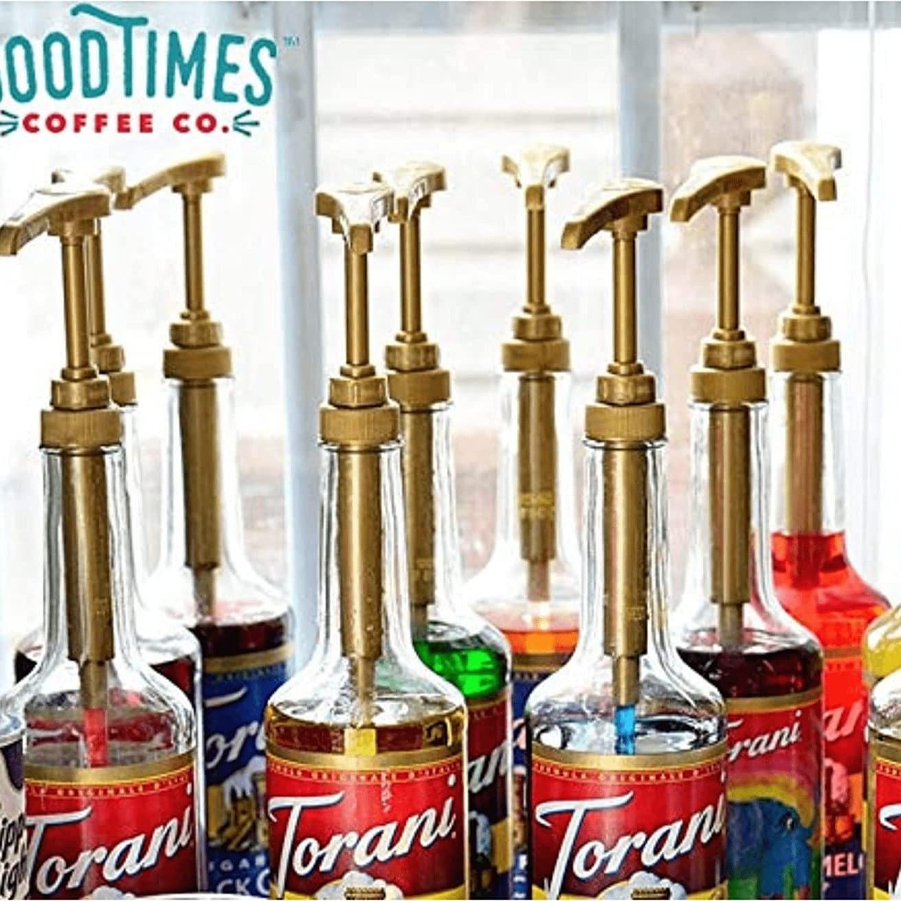 Torani syrup head jam fructose bottle press sugar torani syrup head jam pump