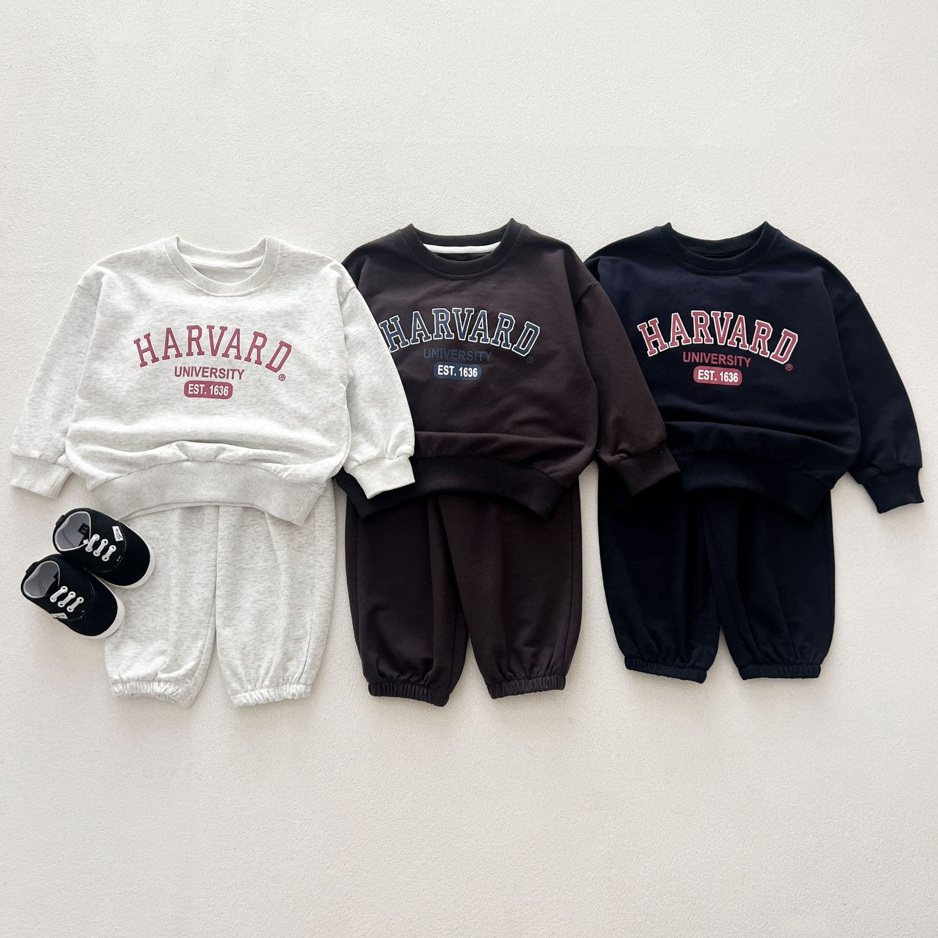 Children's Set 2025 Autumn New Arrival Boys and Girls Letter Print Sportswear Set Baby Hoodie and Sweatpants Two-Piece Set