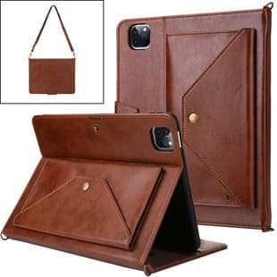 iPad Air 11 Pro 11 Diagonal Zipper Bag Strap Leather Protective Case, Air 45 iPad 10th Tablet Sleeve