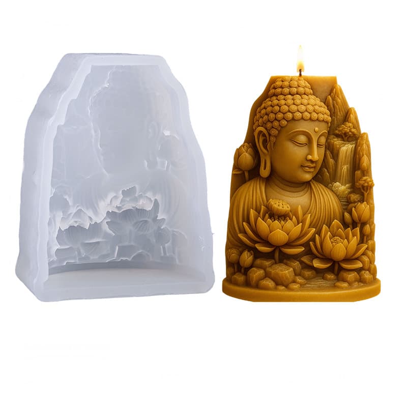 Crystal Resin Angel Silicone Mold Home Living Room Decoration Car Buddha Figurine Craft Silicone Mold