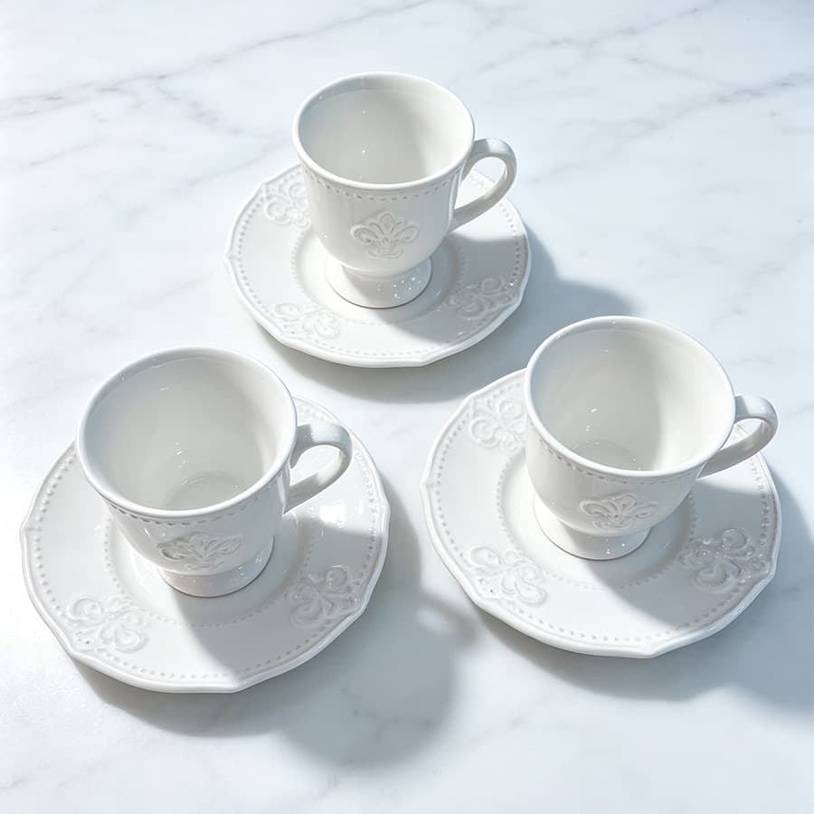 Retro Palace-Style Embossed Ceramic Coffee Cup, Large-Capacity Household Cup, Milk Cup, Exquisite Creative Mug