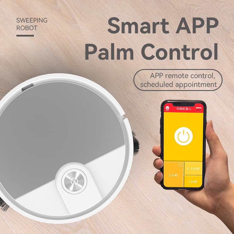 Cross-border Smart Robot Vacuum Cleaner APP Remote Control Automatic Cleaning Machine Lazy Vacuum Cleaner Home Gift Wholesale