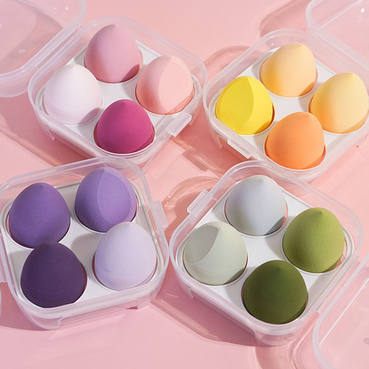 Cosmetic Puffs Beauty Blender Eggs Makeup Sponge Pads For Foundation Concealer Other Cosmetics Easy To Use Clean