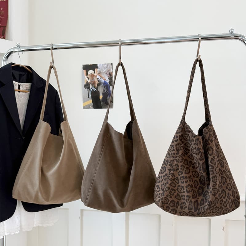 202 Early Autumn New Small Design Shoulder Bag, Wool Blend Fabric Tote, Trendy Personality Simple Women's Bag