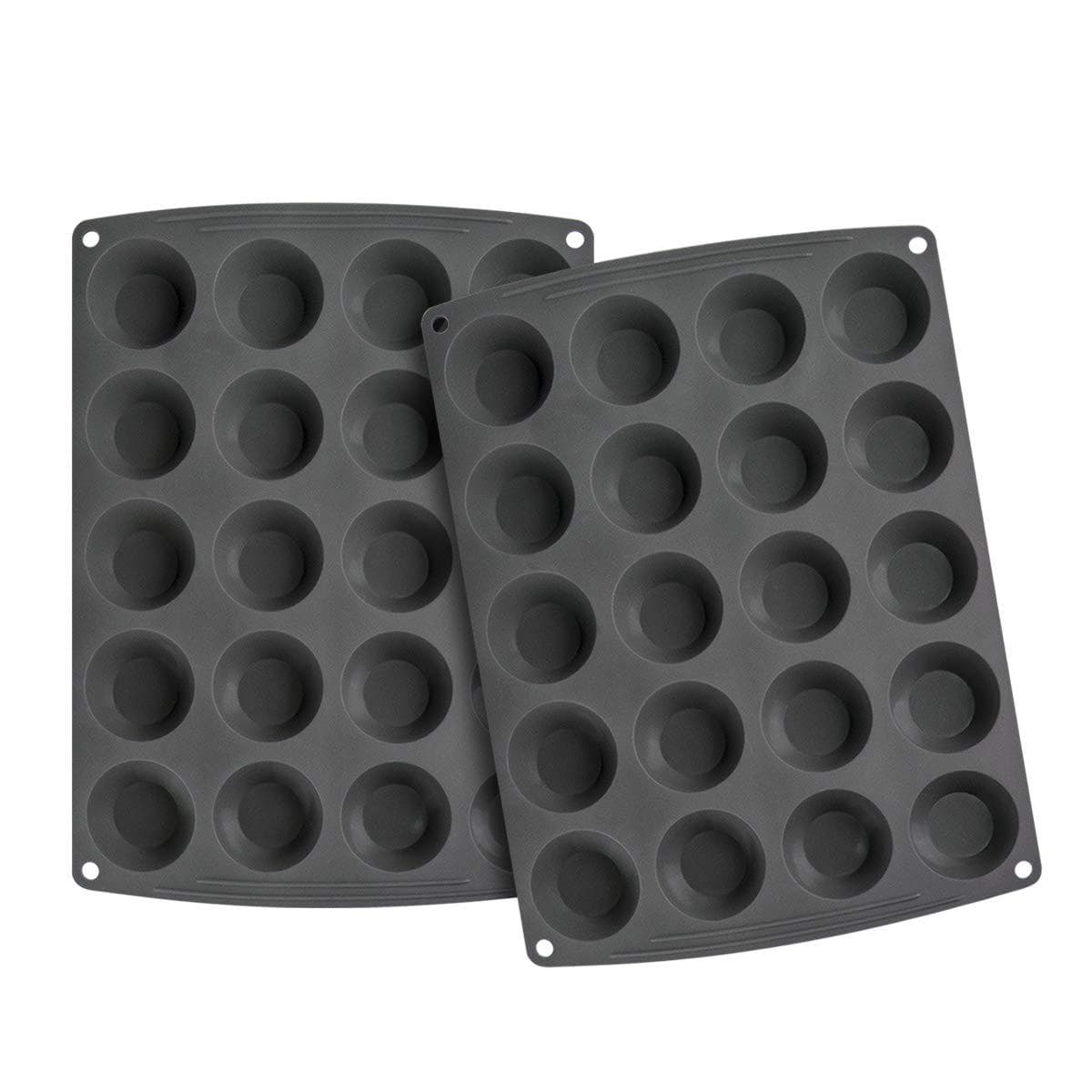 20-Cell Egg Bite Mold Silicone Muffin Baking Pan Hot-Selling Round Cake Mold Cross-Border Baking Mold
