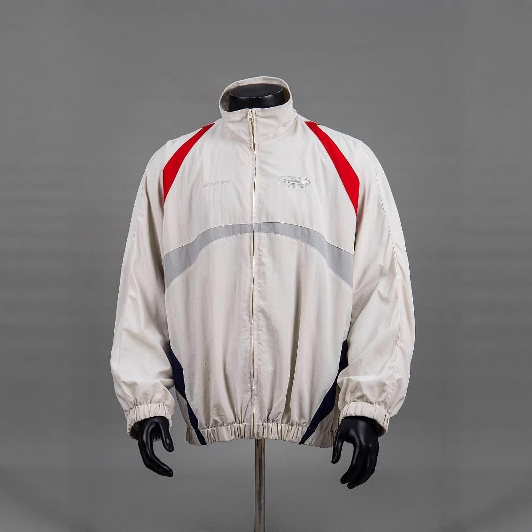 Corteiz Vibe DRILL style color-blocked stand-up collar thin jacket men's trendy autumn sports suit jacket