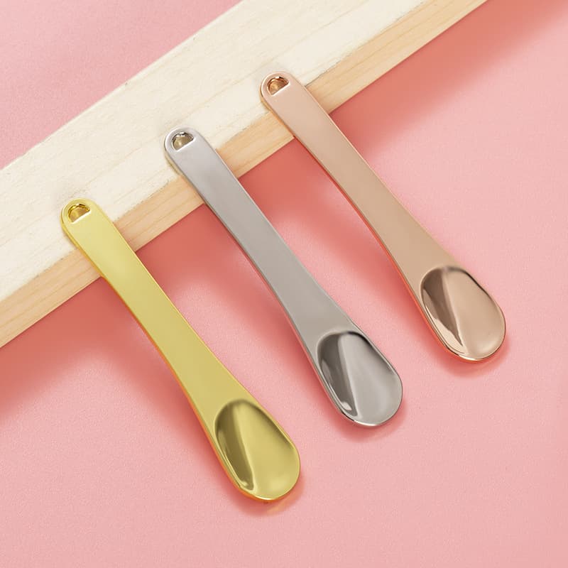 Eye Cream Spoon Facial Mask Cream Scoop Metal Dispensing Spreader Tool Wholesale from Manufacturer