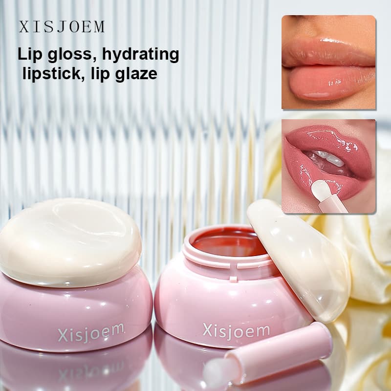 Cross-Border Lip Gloss, Water-Gloss Lipstick, Lip Glaze, Canned Lip Gloss, Beauty Makeup, Moisturizing Makeup, Lip Oil, Plump Lip Cosmetics, Lip Balm