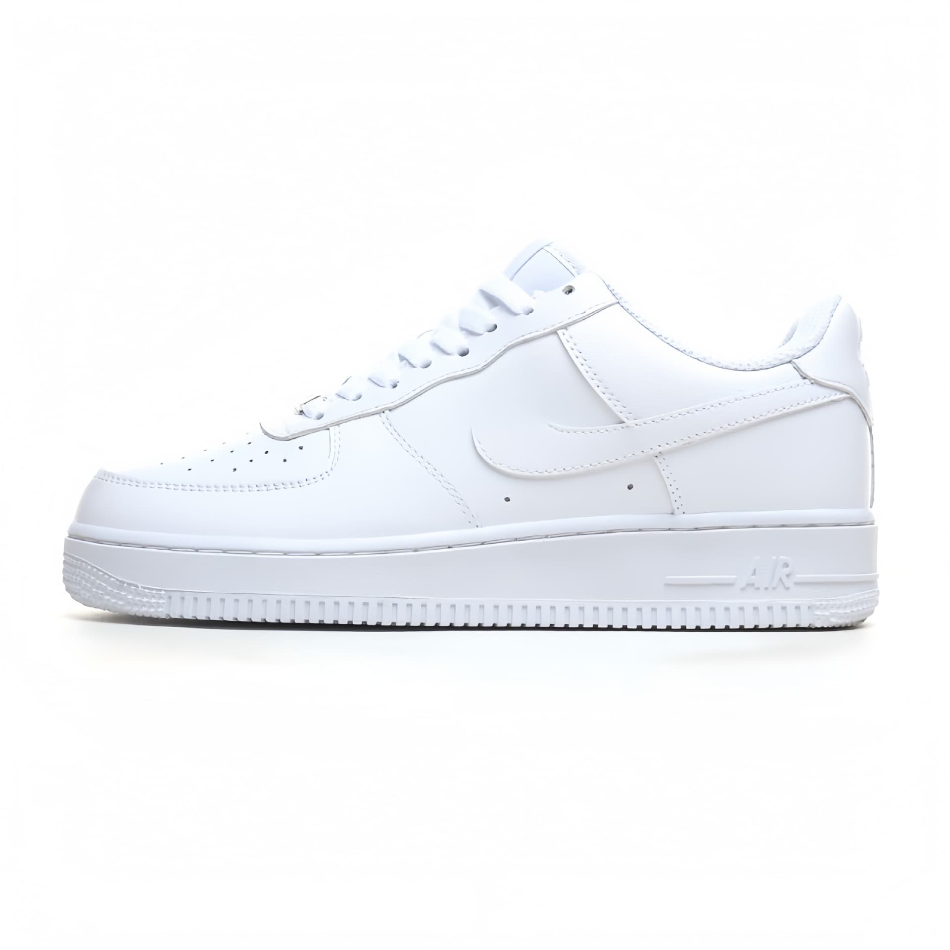 Cross-border Putian Pure Original Air Force 1 Top Layer Leather Campus White Sneakers Sports Shoes for Men and Women Board Shoes