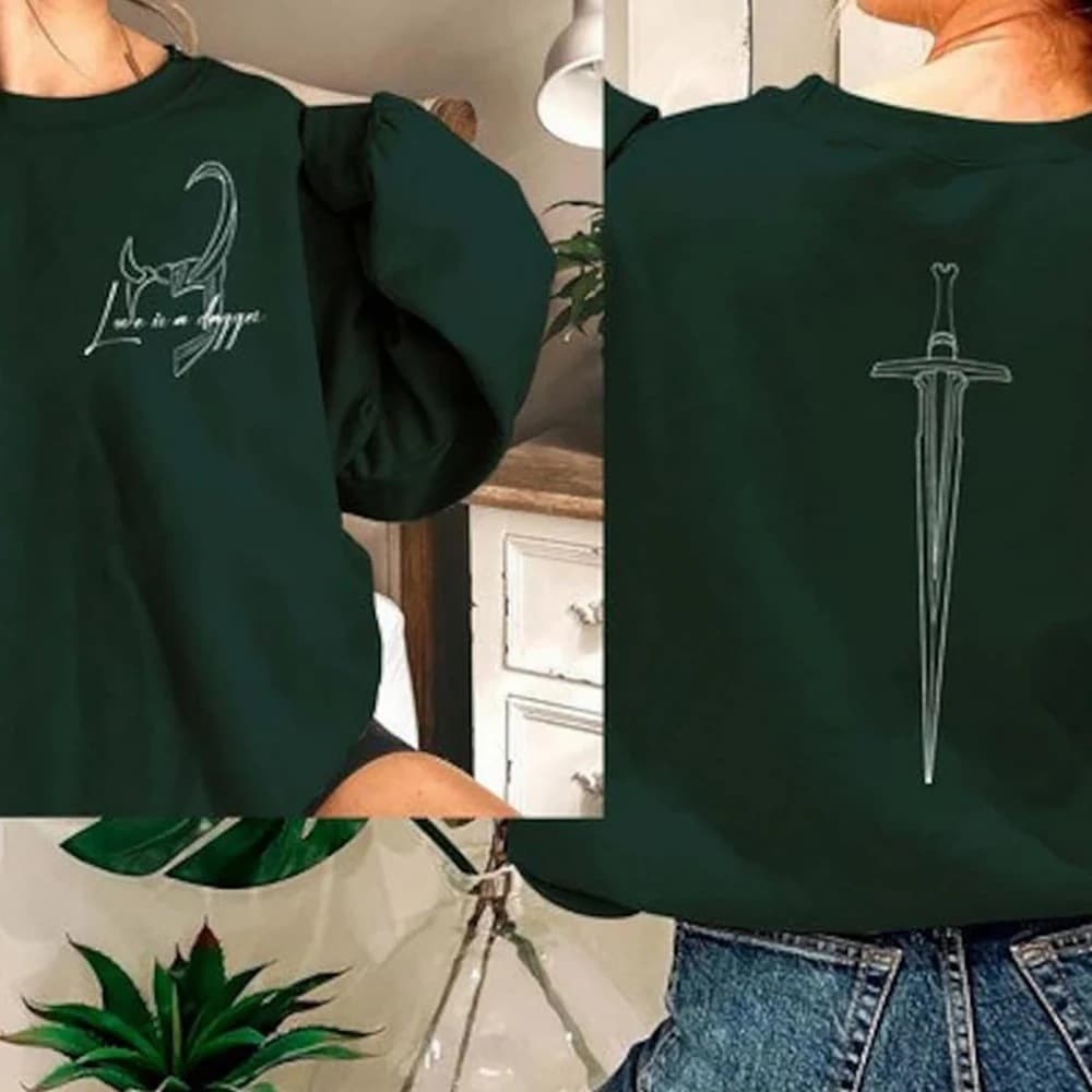 Love Is A Dagger Shirt Loki Retro Shirt Loki and Lady Loki
