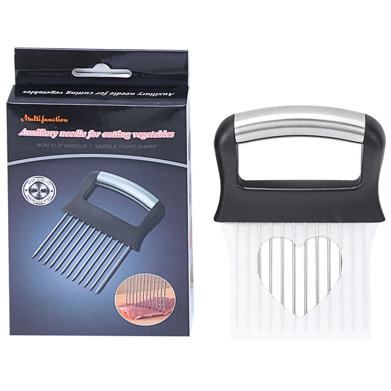 Wholesale 304 stainless steel onion needle holders, onion prickers, kitchen supplies onion fork, onion cutting and tenderizing needles