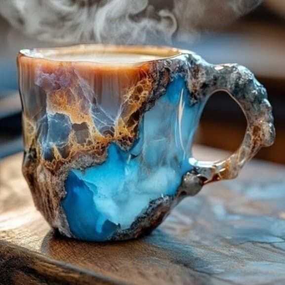 New Amazon Mineral Crystal Coffee Mugs Novelty Coffee Mug