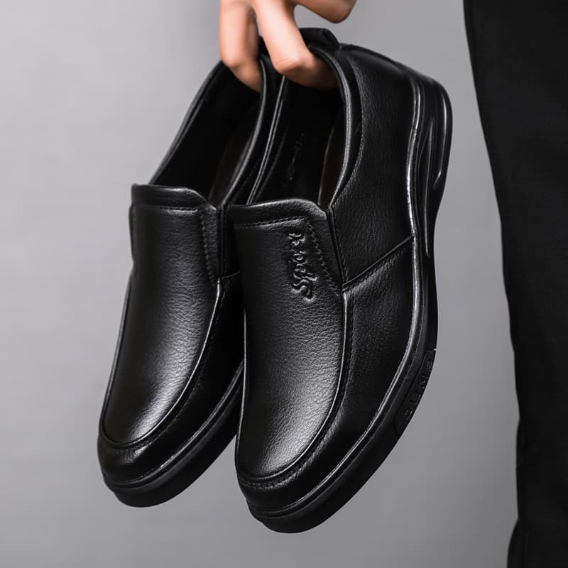 Spring/Autumn British Casual Business Formal Leather Shoes for Men Wedding Single Shoes Casual Shoes Suit Work Shoes