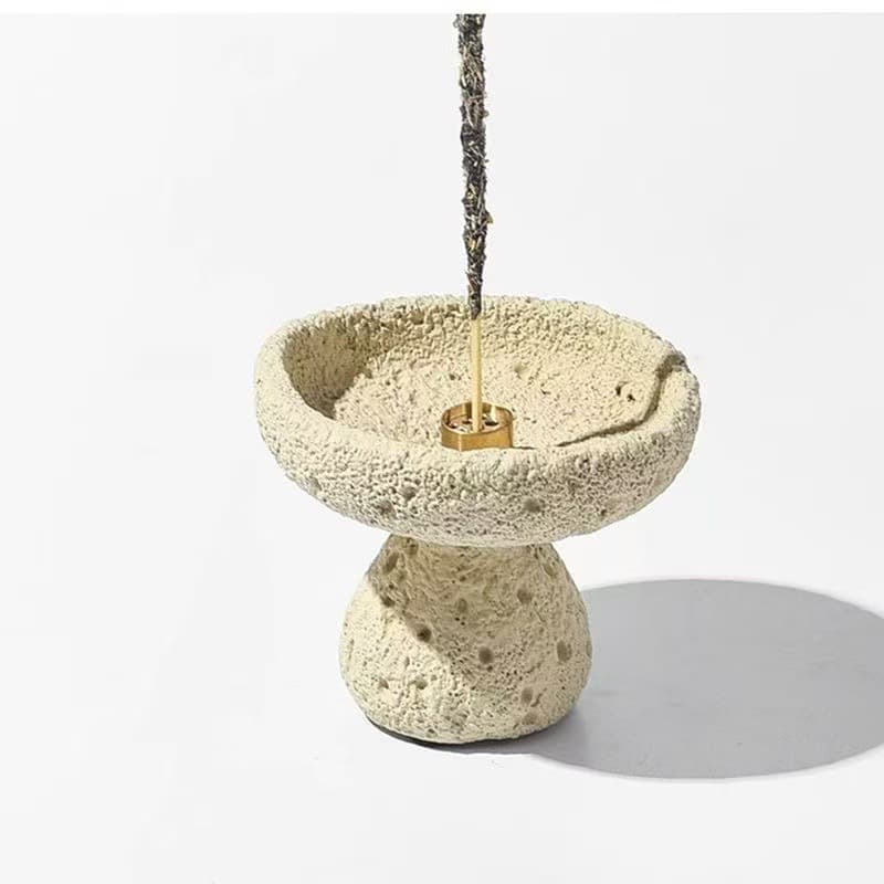 Wabi-Sabi Style Premium Incense Holder, Niche Incense Burner Base, Multi-Hole Stick Incense Base, Incense Plate, Incense Stand, Sophisticated Gift, Aromatherapy