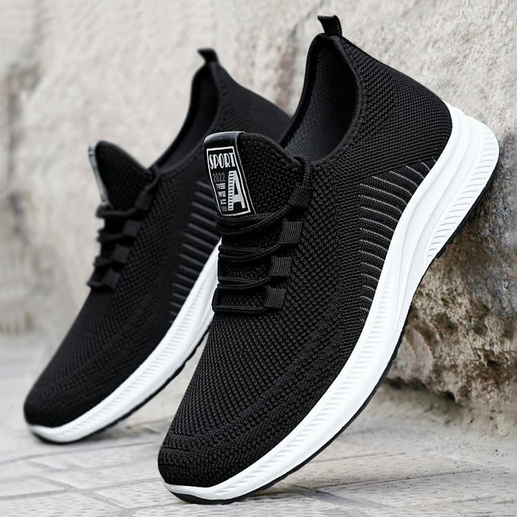 Summer New Men's Cross-Border Trade Sneakers Soft Sole Running Shoes Breathable Non-Odor Casual Shoes