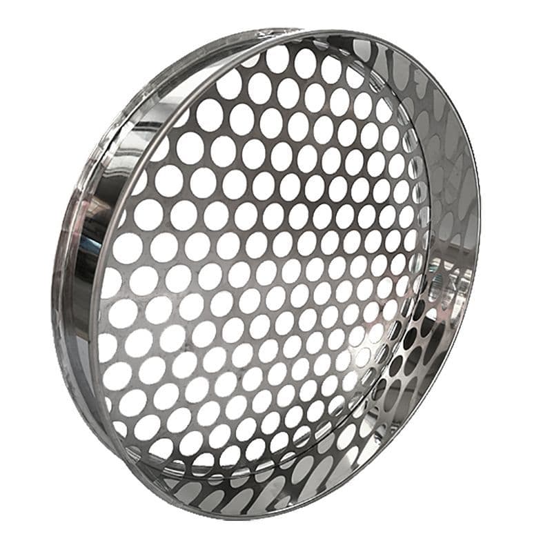 Stainless Steel Round Hole Sieve Screen for Mushrooms, Walnuts, Home Use, Sichuan Peppercorns, Blueberries, Chestnuts