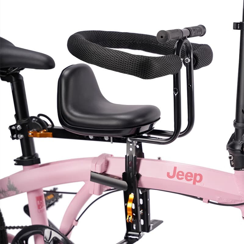 Bicycle front seat, front pedals + backrest, easy to install, front seat, default option, other.