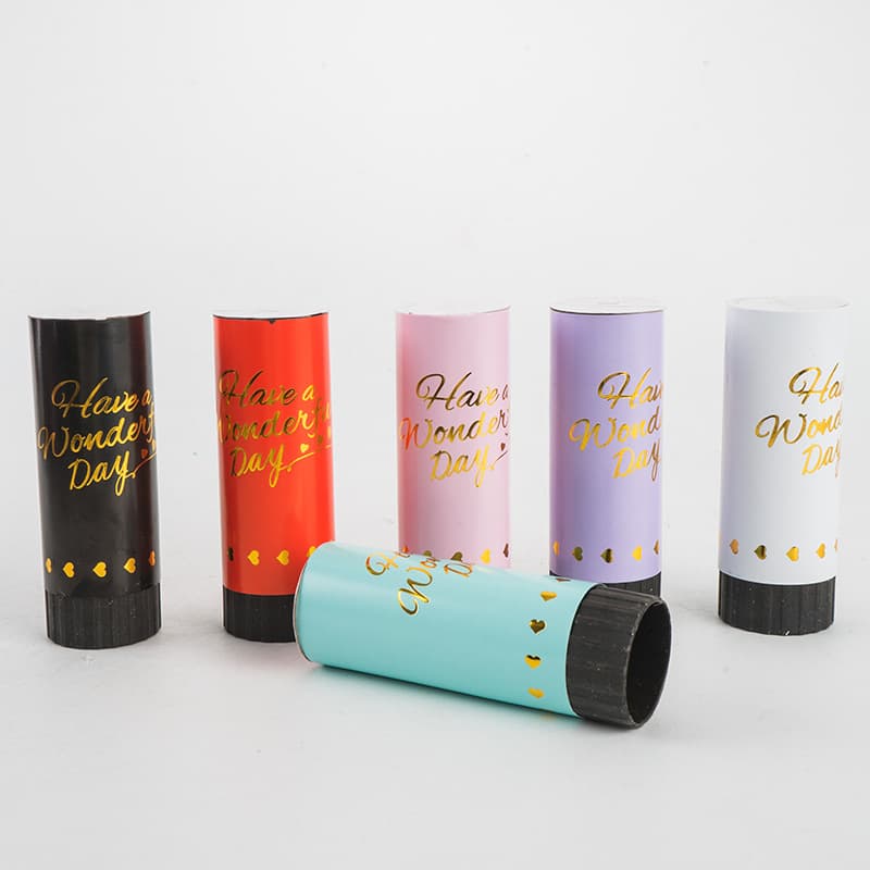 11cm Spring-loaded Confetti for Birthday Parties, Viral Mini Handheld Cannons for Wedding Celebrations