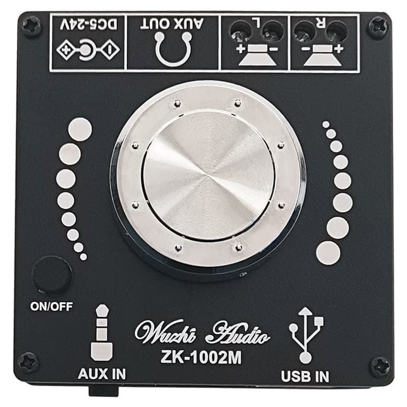 Audio MINI2.0 Stereo Bluetooth Digital Amplifier Board Module Multiple Inputs 100W*2
