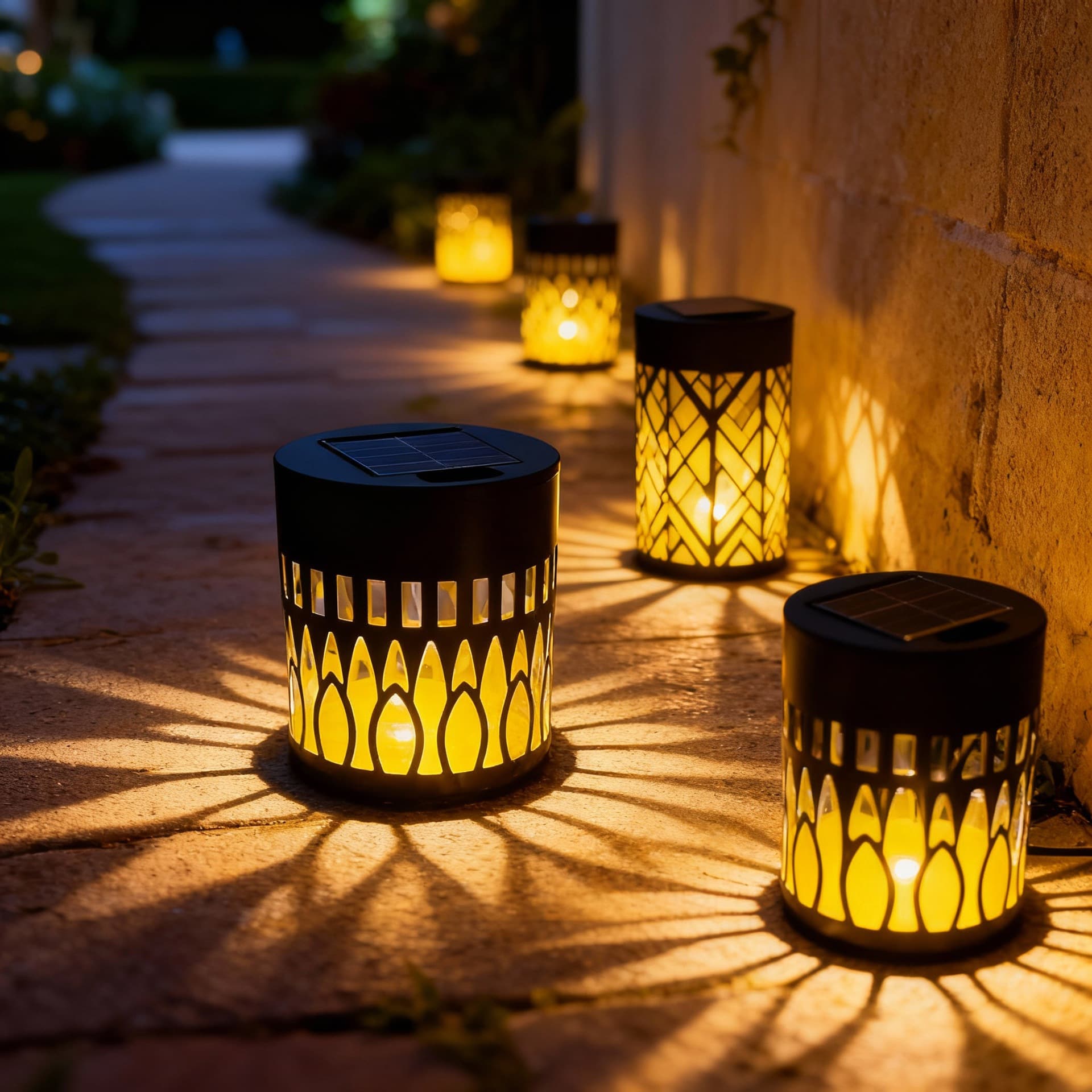 New Amazon Best-Selling Cross-Border Solar Light Mandala Flower Outdoor Waterproof Garden Hollow-Out LED Lawn Light