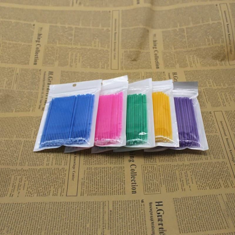 Cosmetic Cotton Swabs Wholesale in Stock, Nano Cotton Swabs, Cleaning Sticks, Small Makeup Brushes, Tattoo and Embroidery Beauty Tools