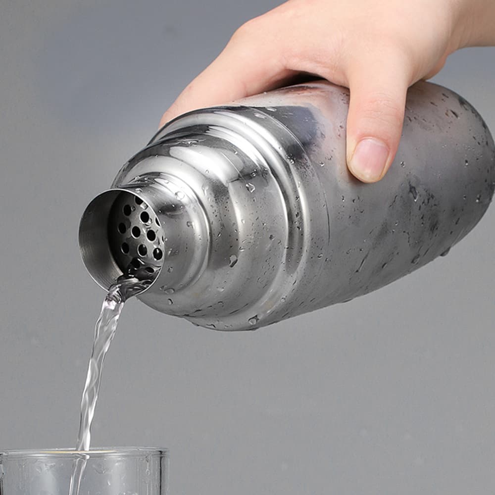Cross-border Stainless Steel Three-Piece Shaker Cocktail Mixer Bar Shaker Bartender Tools Accessories