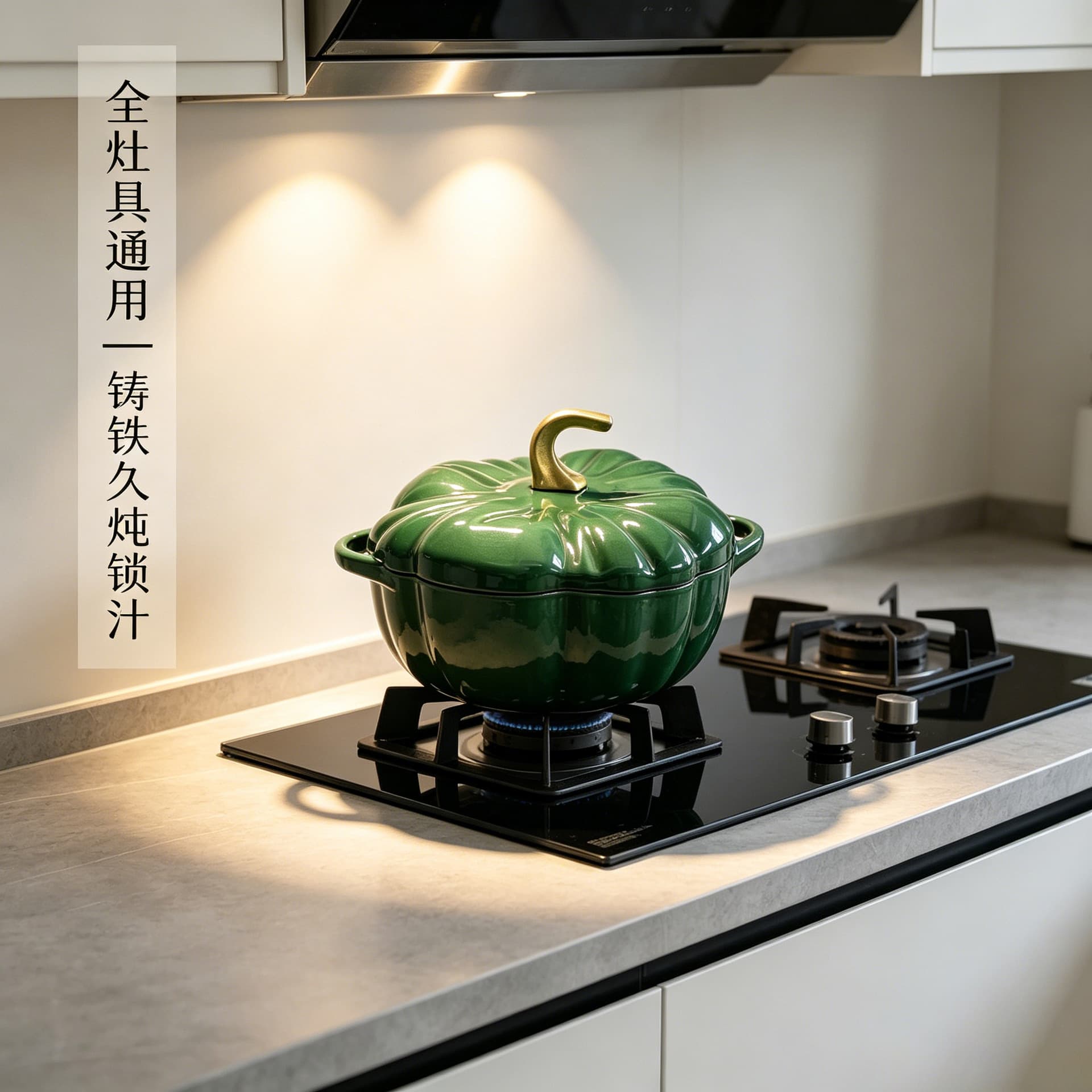 Enameled Pumpkin-Shaped Casserole Pot for Soup and Meat Stewing, Household Enamel Pot, Compatible with Induction Cookers