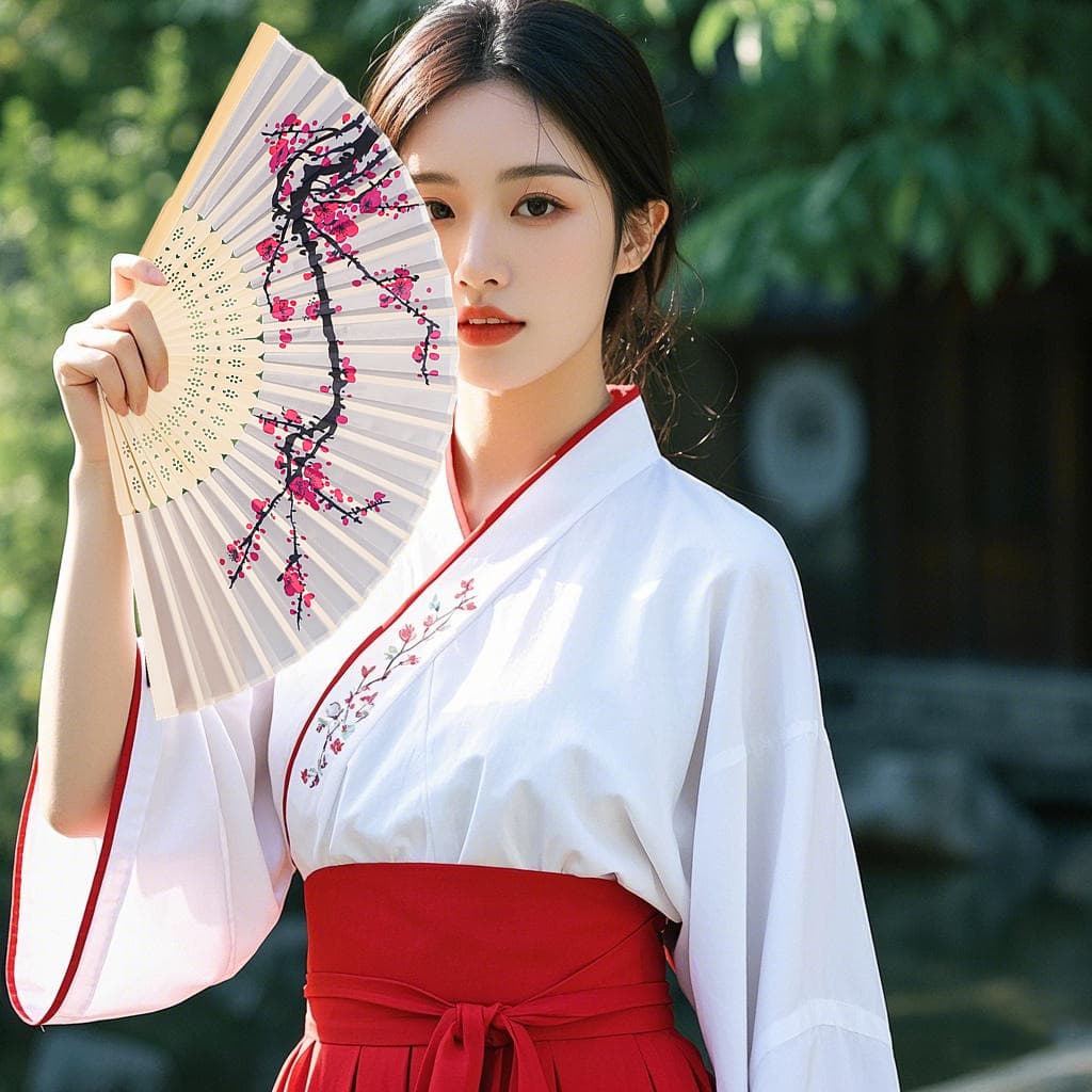Folding Fan, Chinese Style Fan, Women's Traditional Style, Summer Portable Bamboo Fan, Hanfu, Cheongsam, Dance Folding Silk Fan