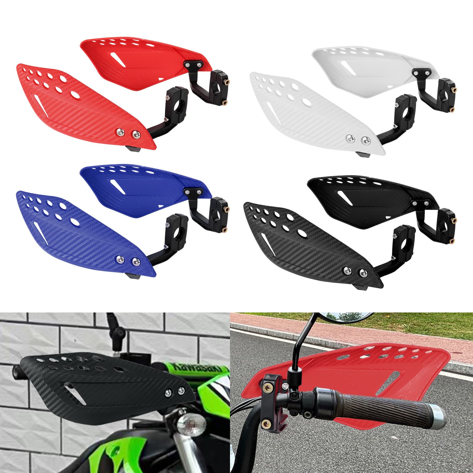 Dirt Bike Modified Accessories Handlebar Hand Guards Crash Protectors Brake Lever Windproof Bull Horn Handle Protection