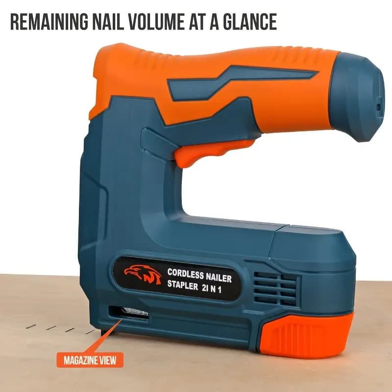 New Model Lithium Nail Gun, Electric Direct and Brad Nailer, Woodworking Nail Gun Small Portable Cordless Lithium Nail Gun
