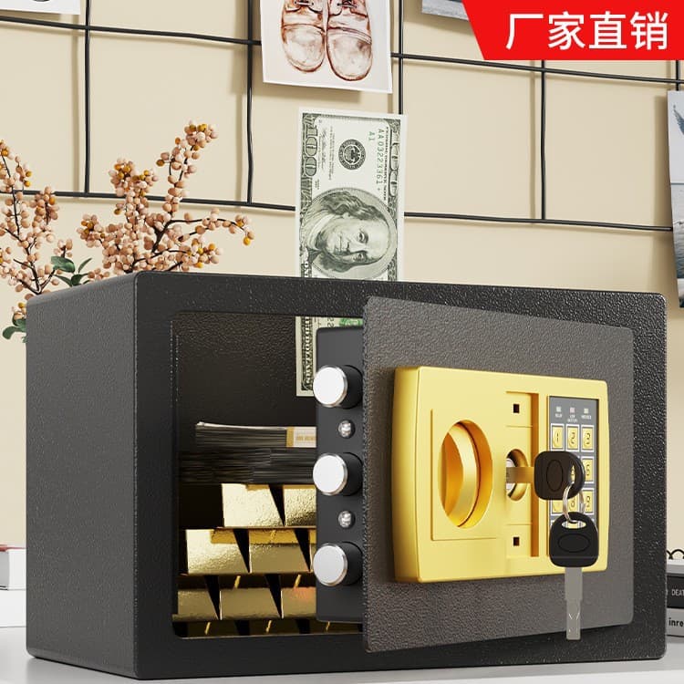 Safe small home safe mini piggy bank fingerprint anti-theft safe deposit box in-wall piggy bank for boys and girls