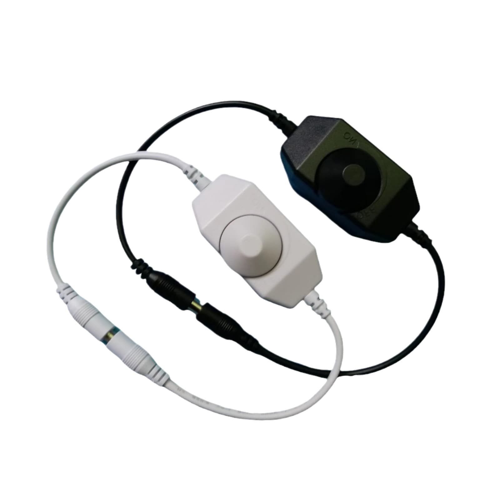LED inline dimmer for light strip brightness adjustment, knob single-circuit strip 12V-24V stepless regulation switch DC