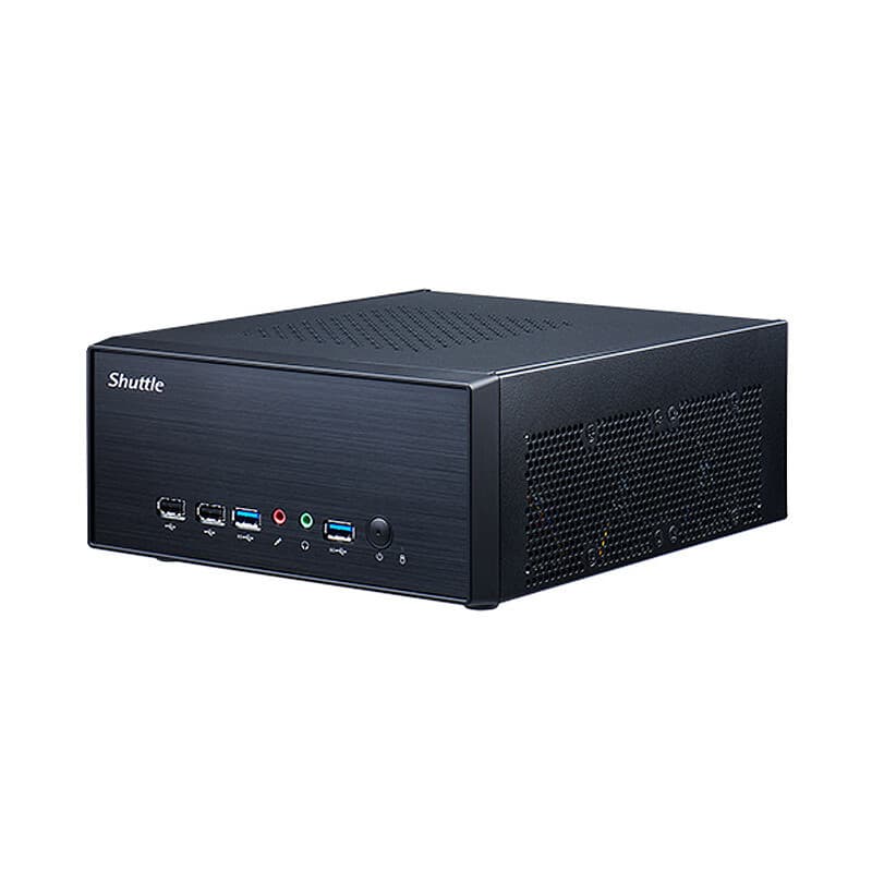 Shuttle XH510G2 Micro Mini PC Dual Slot Dedicated Graphics Industrial Control NUC/Supports 7*24 Operation