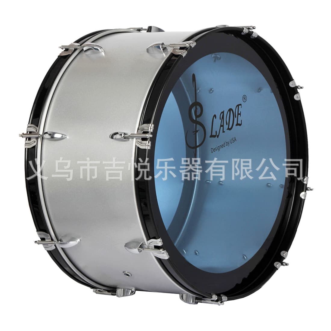 SLADE Bass Drum 24-inch Marching Bass Drum Instrument Marching Drum Corps Drum Team Drum