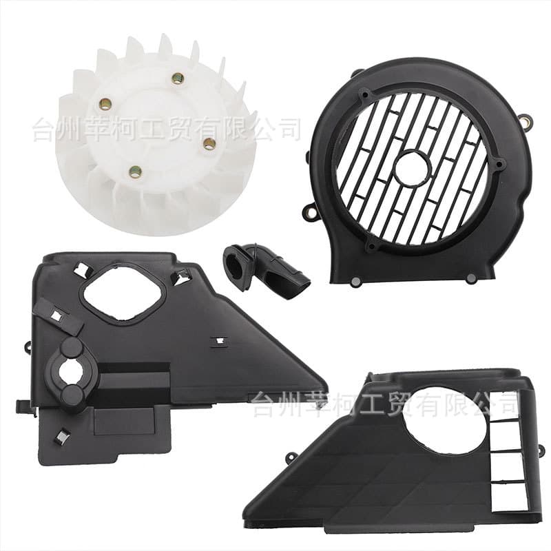 Gy6 Engine Accessories Haojue 125 150 Fan Cover Scooter Engine Cooling Heat Sink Cover Cylinder