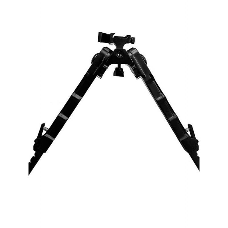 V9 One-Piece Bipod Flat Top Black Aluminum Alloy Tactical Bipod Retractable and Rotatable