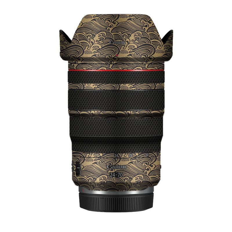 Full-Body Carbon Fiber Protective Skin Sticker for Canon RF24-70 F2.8 Lens, 3M Material